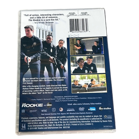 TV Show The Rookie: The Complete First Season DVD Set - Picture 5 of 5